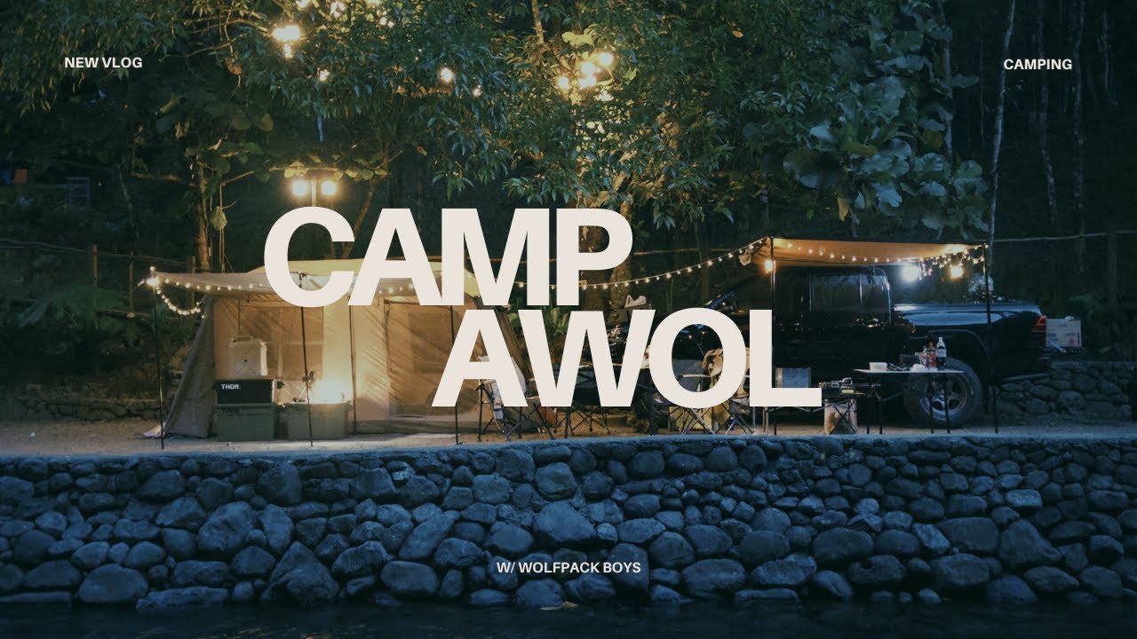 Vlog &bull; Camp Awol (Camping with Friends)