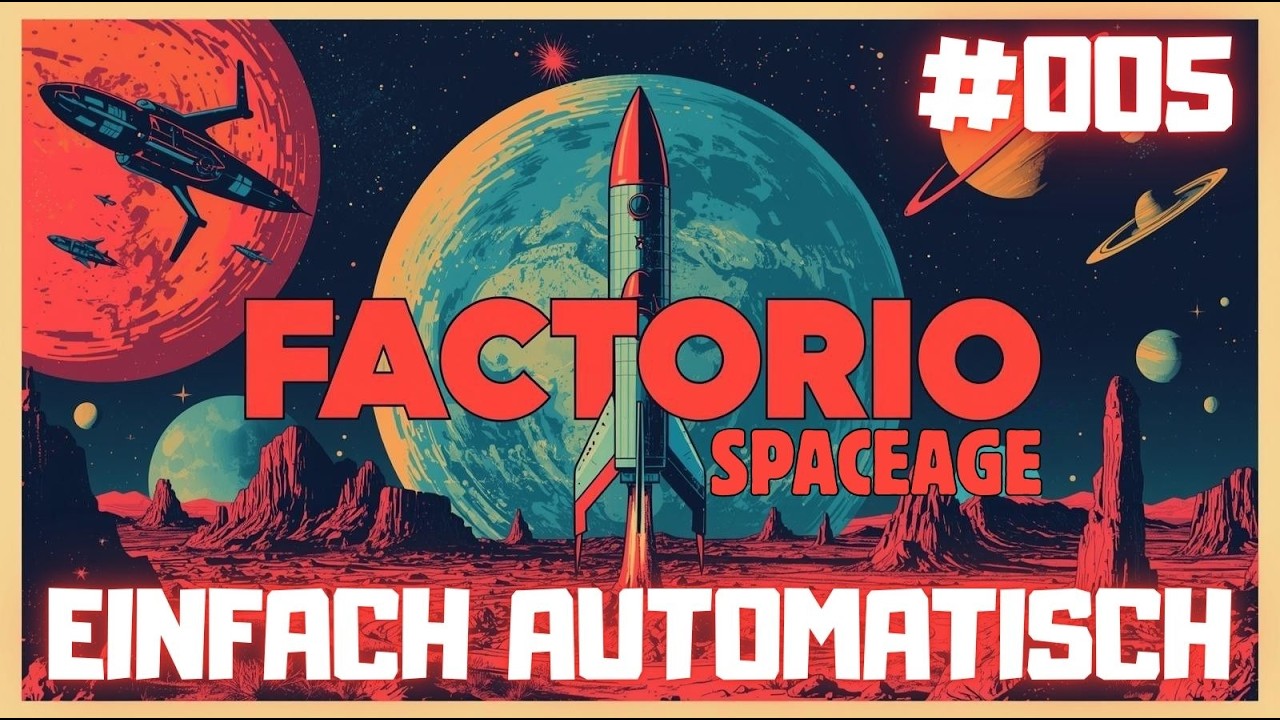 Anfänger willkommen, Fragen erwünscht! Factorio 2.0 SpaceAge. Anfänger Tutorial #005