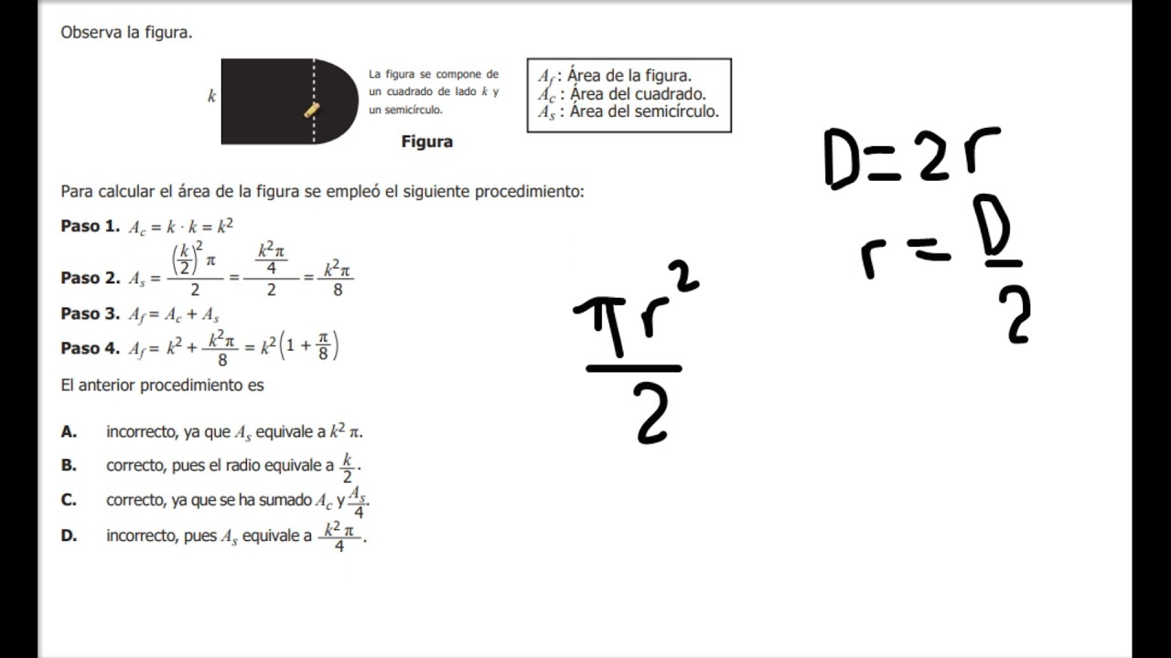 Áreas de figuras Problema tipo Icfes