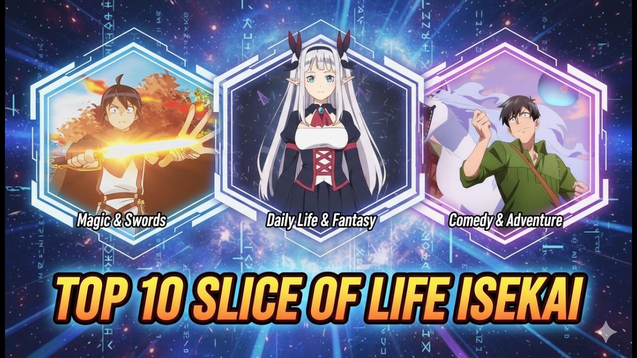 Top 10 Slice of Life Isekai Anime | Hindi Dubbed ✅ or Only English?