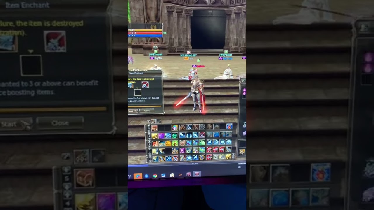 Точим самые дорогие S мечи на сервере Valhalla-Age (part 2) #Lineage2 #L2