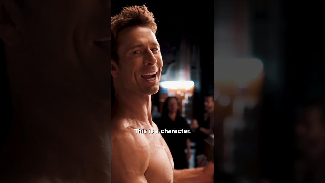 He's not eating but he ate. See Glen Powell &ldquo;get into character&rdquo; in #AnyoneButYou #Shorts #Viral
