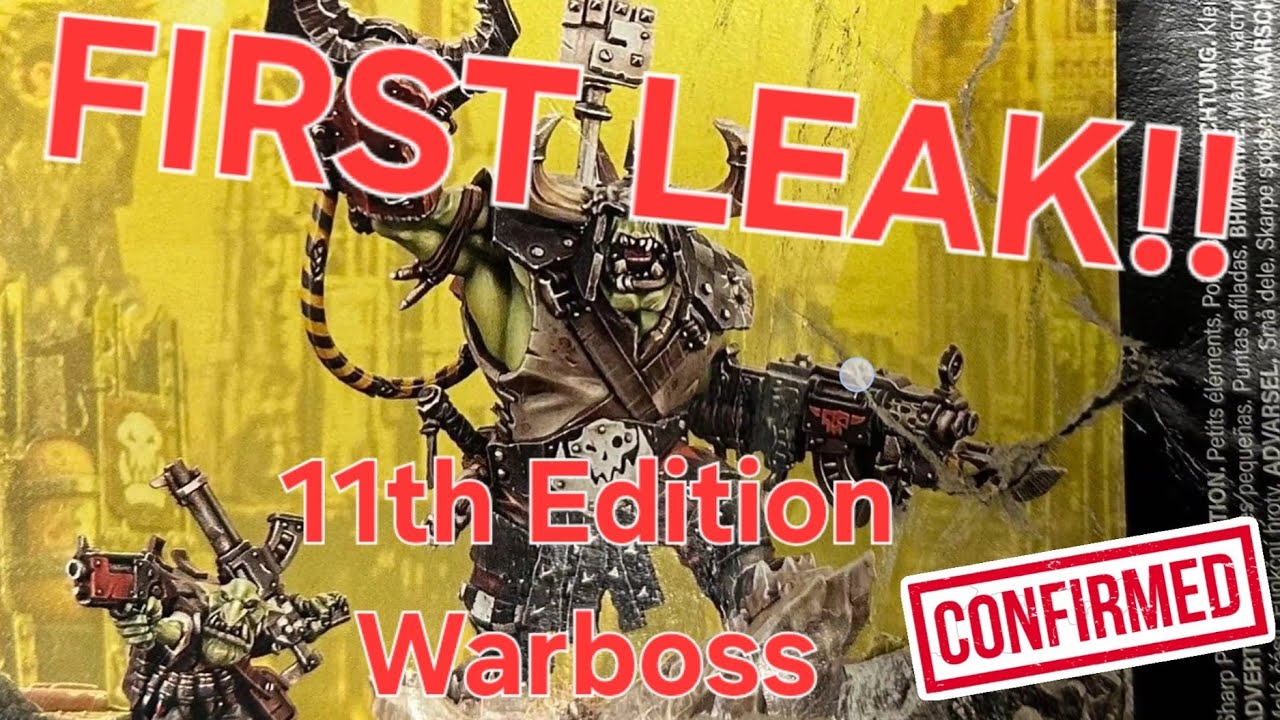EMERGENCY WAAAGHCAST! The first 11th Edition Ork leak is here! Warboss multi part kit!