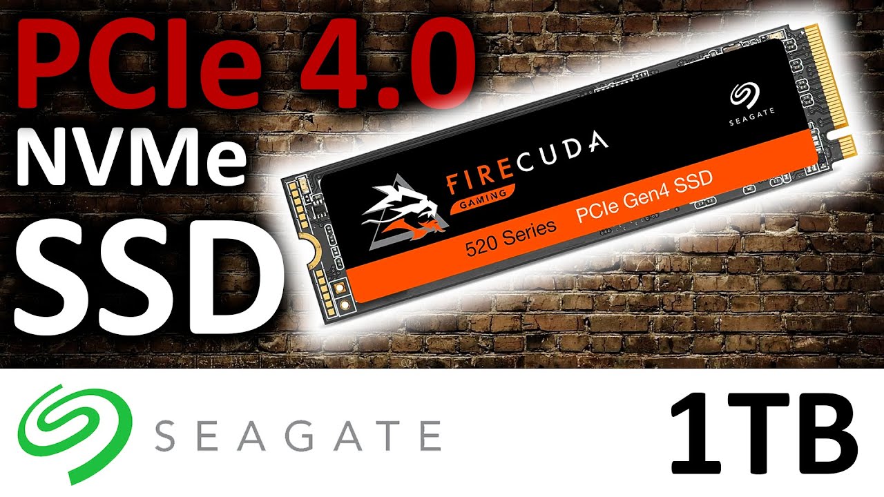PCIe 4.0 SSD Seagate FireCuda 520 1TB ZP1000GM3A002
