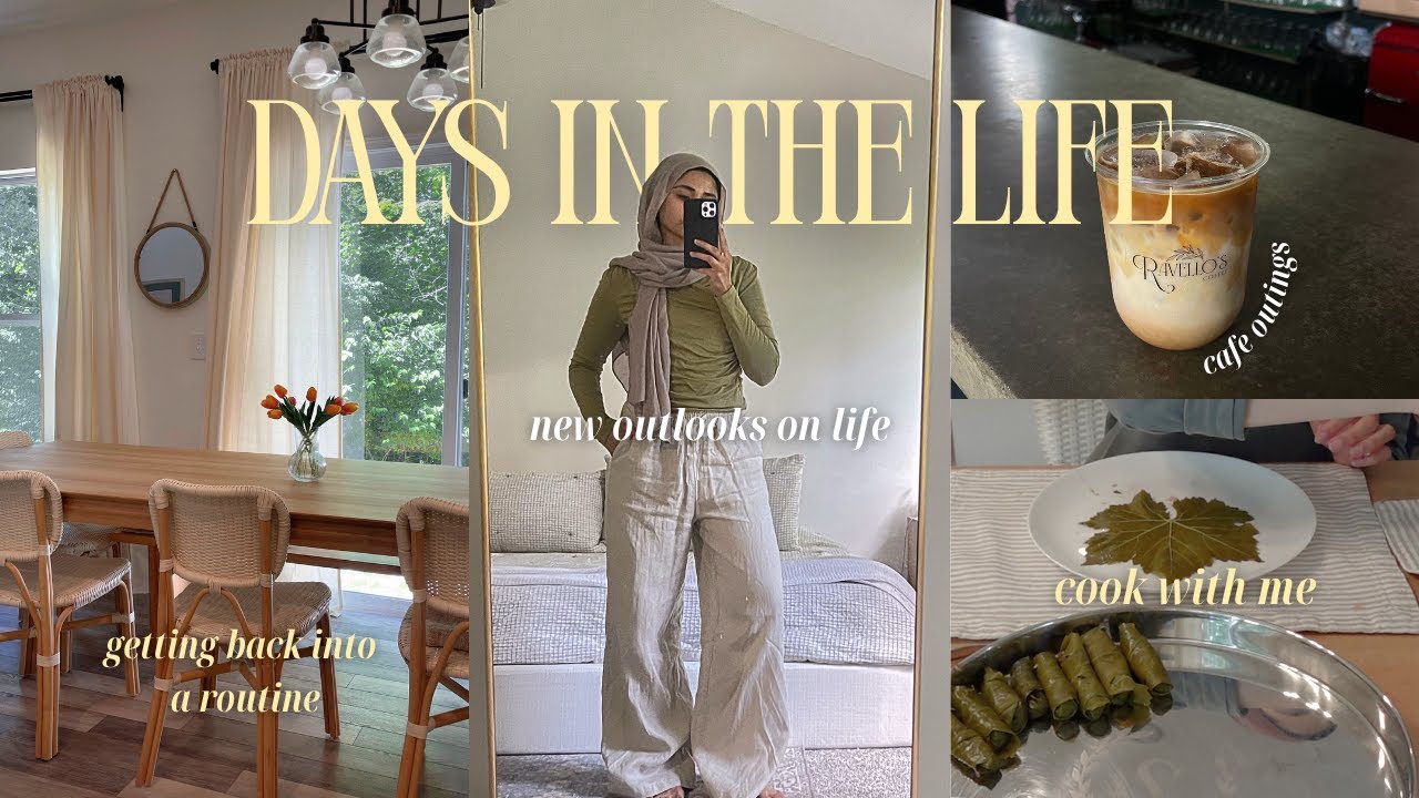 DAYS IN MY LIFE VLOG (cooking vlog, getting back into a routine, new outlooks on life)