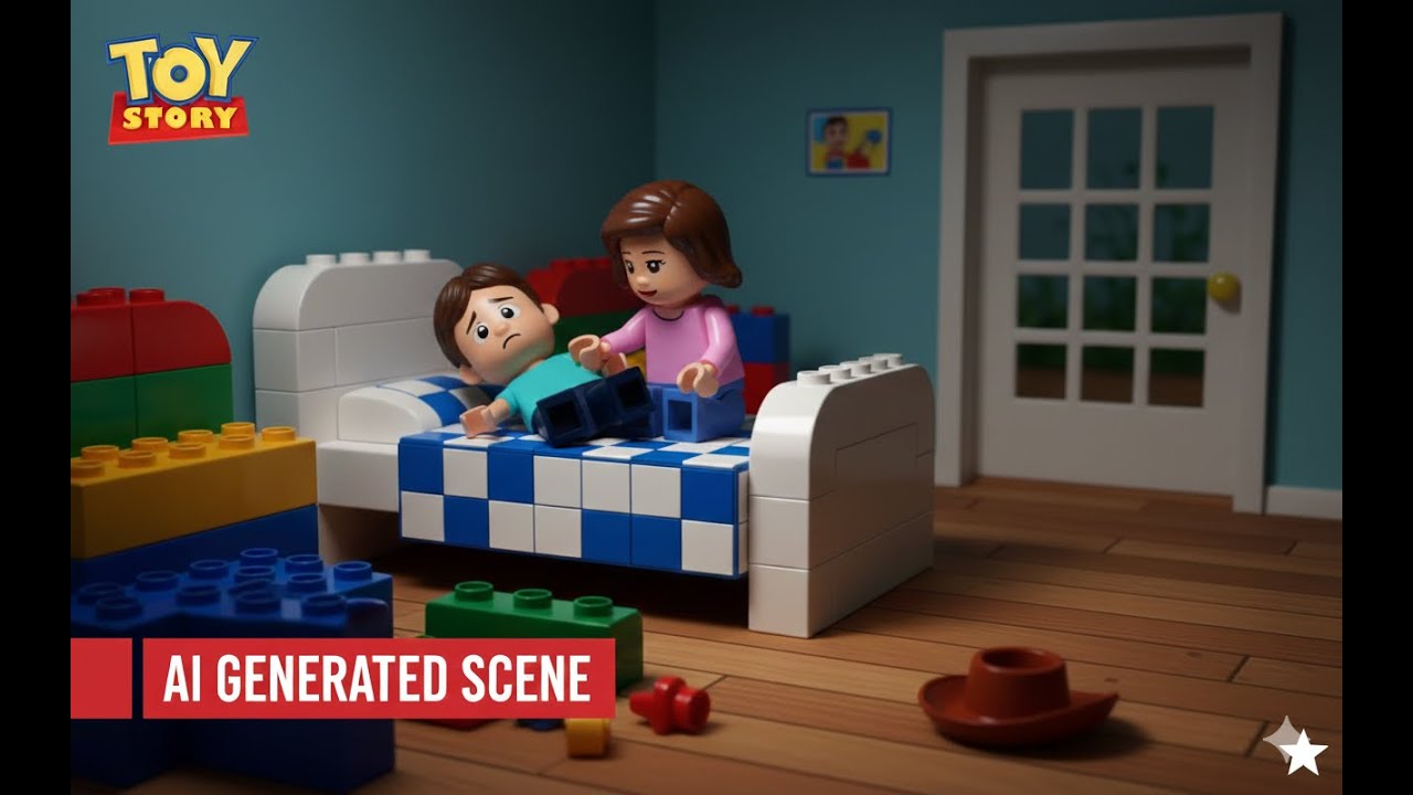 Toy Story: When Andy Lost Woody & Buzz– AI Reimagined