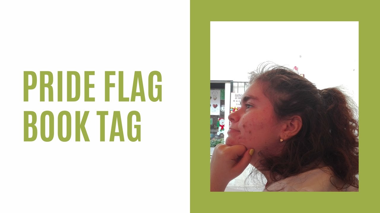 Pride flag book tag