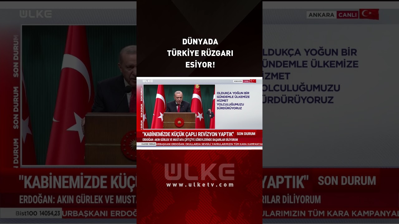 Cumhurbaşkanı Erdoğan: D&uuml;nyada T&uuml;rkiye R&uuml;zgarı Esiyor #shorts