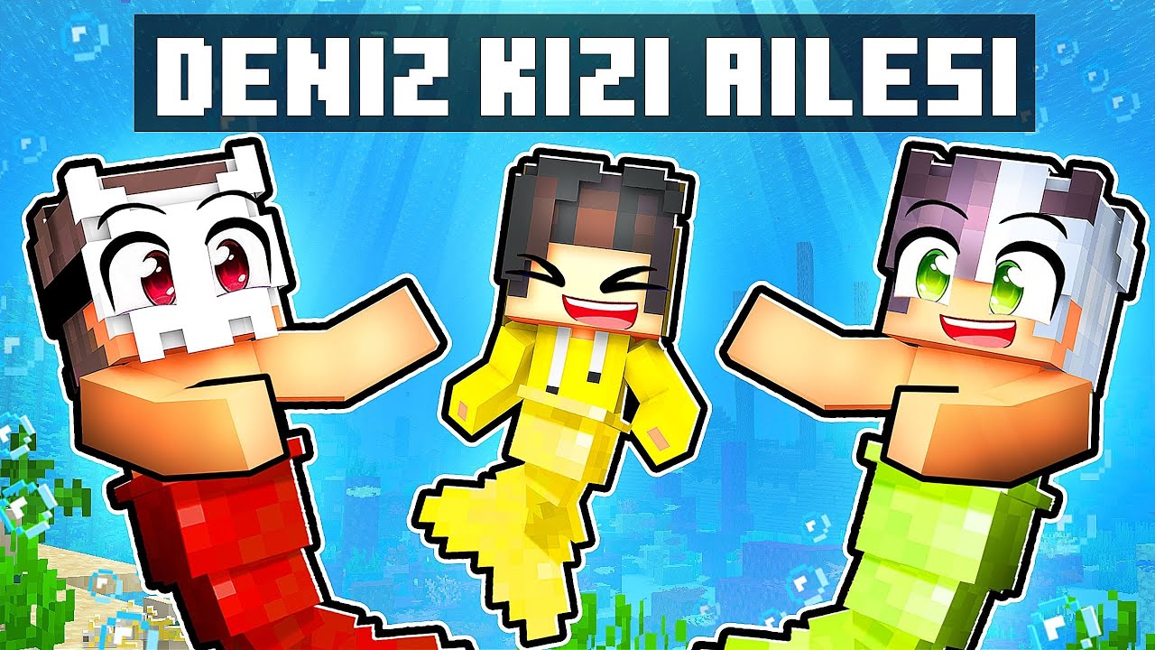 DENİZ KIZI Olarak DOĞUMDAN - ÖLÜME! 🧜‍♀️ | Minecraft