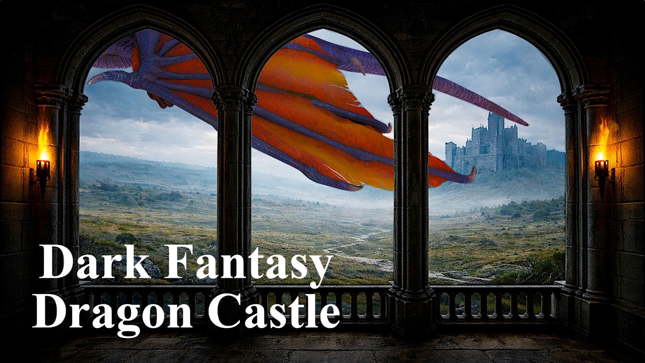 Dark Fantasy Dragon Castle Ambience | Inspired by Game of Thrones