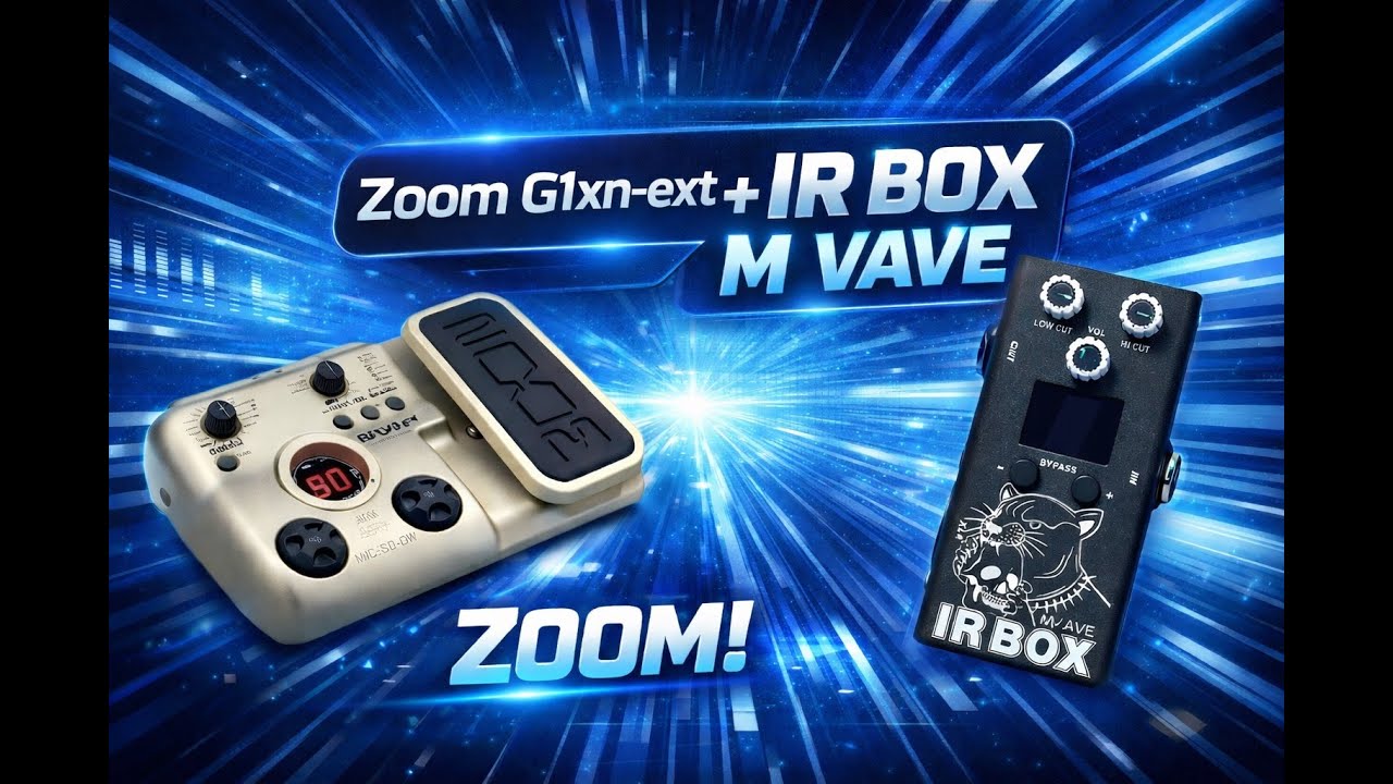 Zoom g1xn-ext  em 2026 com IR Box M Vave será que funciona?