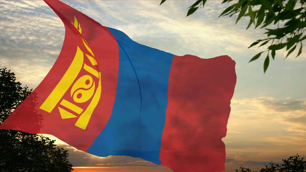 Flag and anthem of Mongolia [CC]