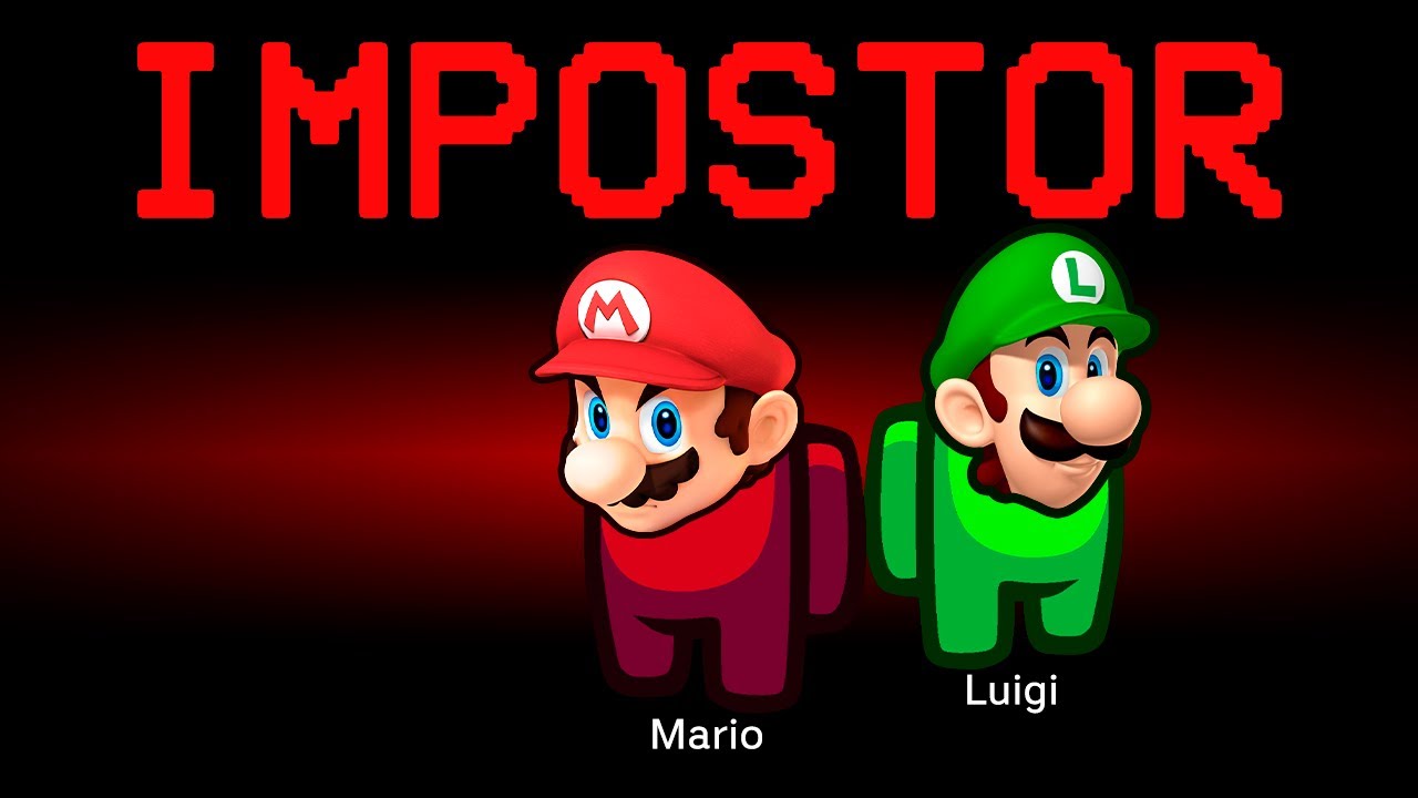 Among Us but Super Mario and Luigi are the Impostors