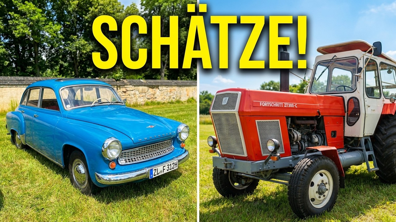 Alte Autos und Traktoren / Oldtimer / IFA / DDR / Wartburg / Lanz / Fendt / Hanomag