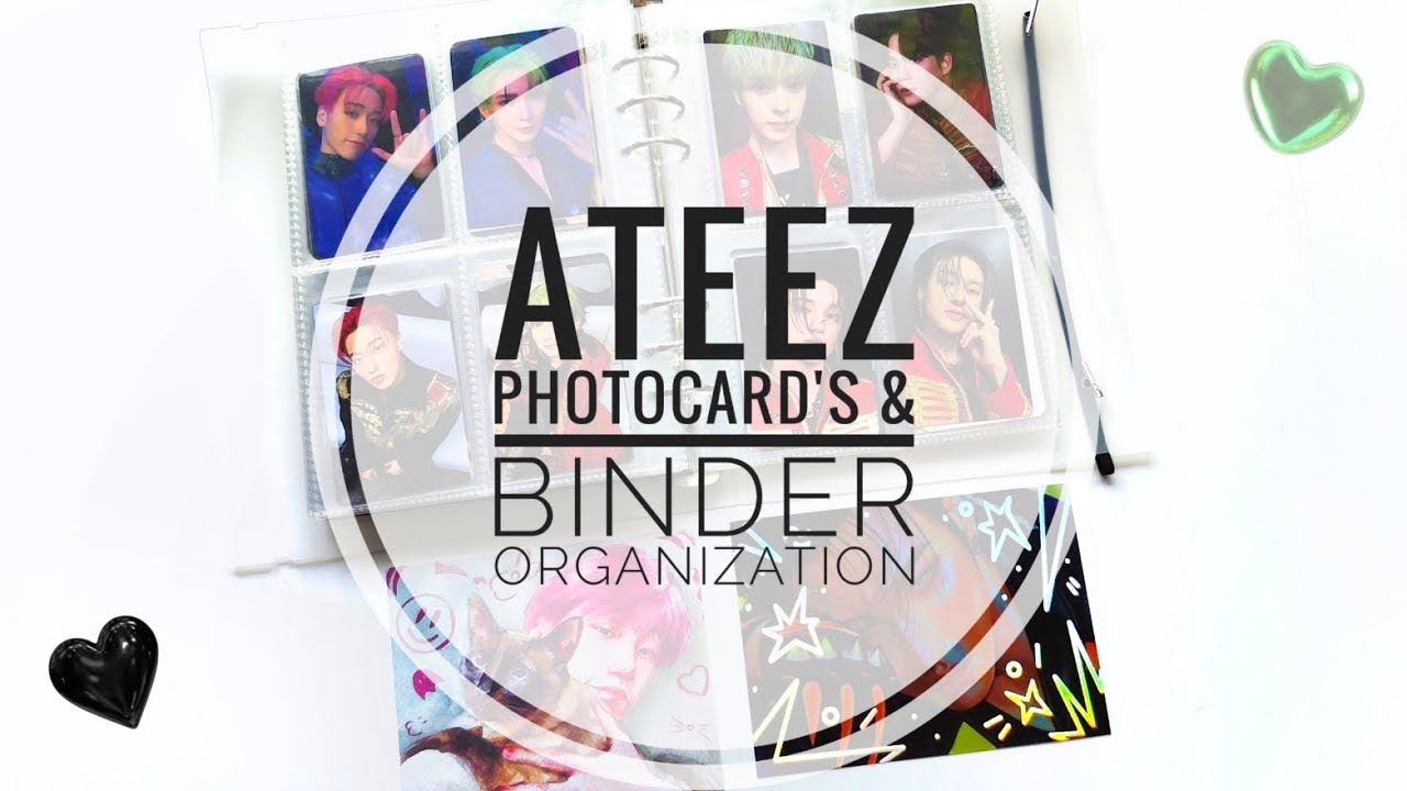 🖤💚 Организация к-поп карточек и биндера ATEEZ | Ateez photocard's & binder organization