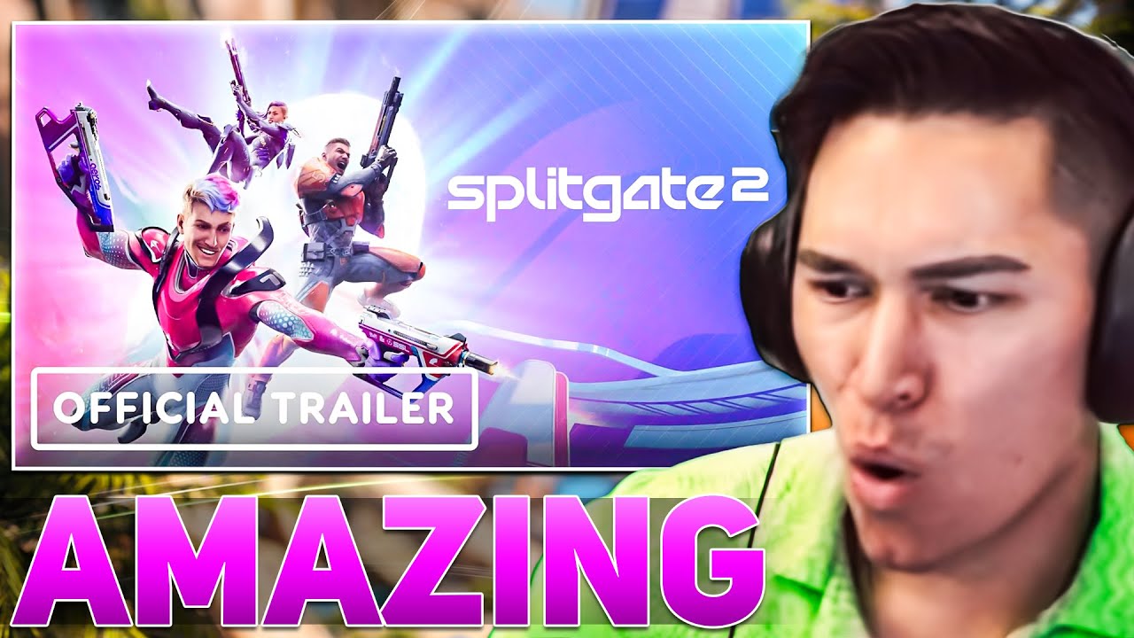 Splitgate 2 looking HOTTT (Splitgate 2 Trailer Reaction)