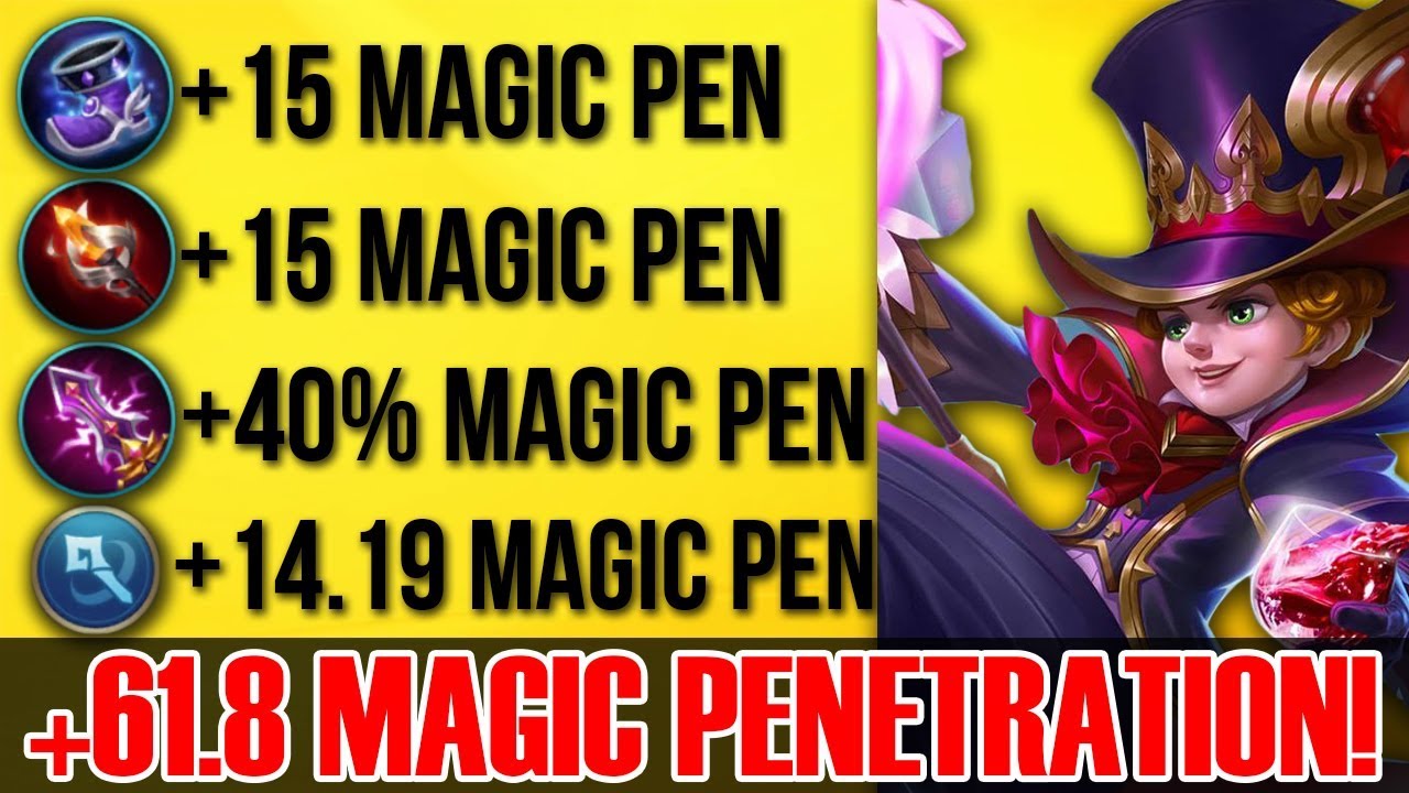 HARLEY +61.8 MAGIC PENETRATION BUILD BY GLOBAL TOP #2 HARLEY! 10 KILLS GAMEPLAY MOBILE LEGENDS!