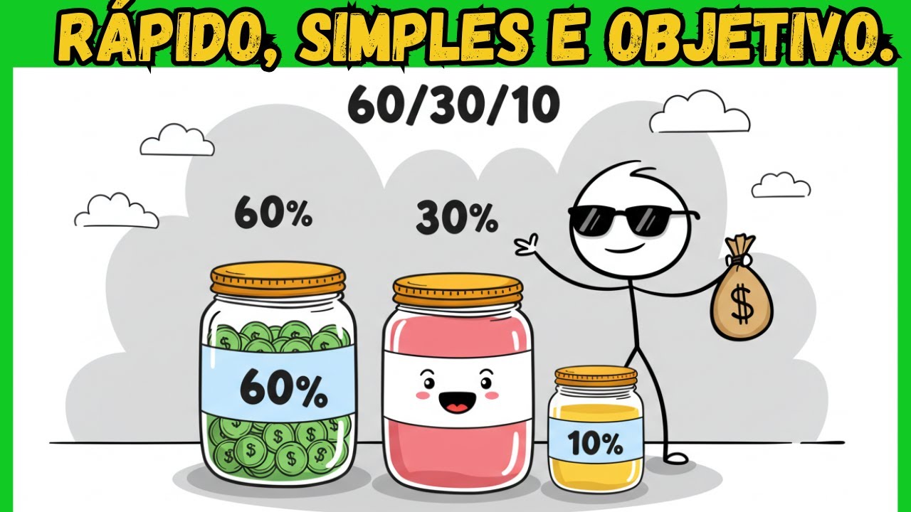 A Regra 60-30-10: O Segredo Simples Para Nunca Mais Ficar Sem Dinheiro!