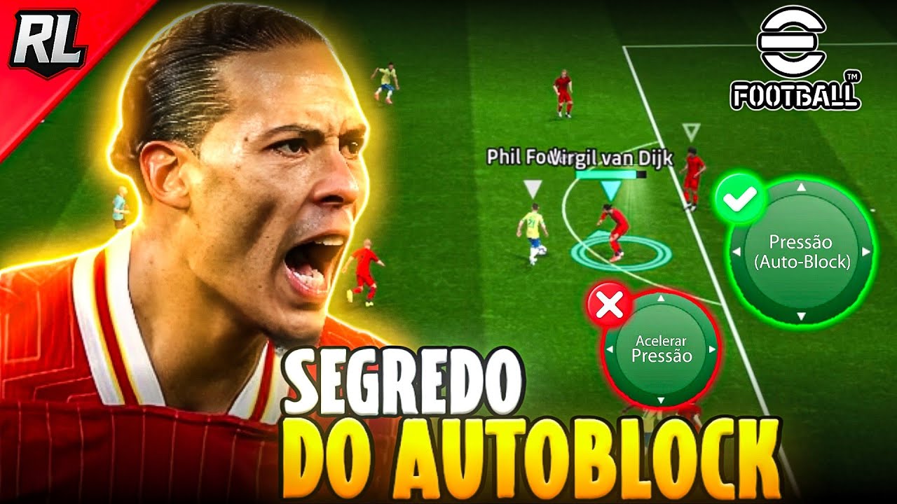 COMO FAZER AUTOBLOCK PERFEITO NO EFOOTBALL 2025 MOBILE