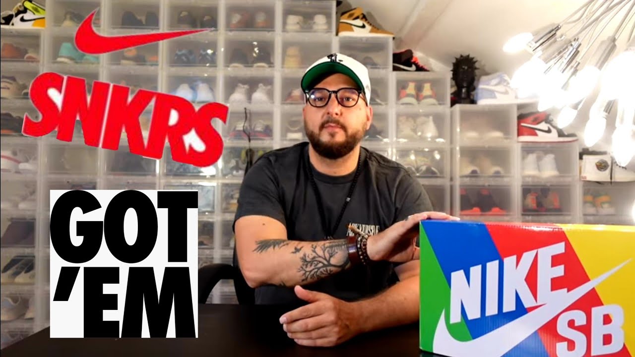 Ultimative Tipps um auf der NIKE SNKRS App zu gewinnen!!! + Unboxing Nike Dunk PARRA