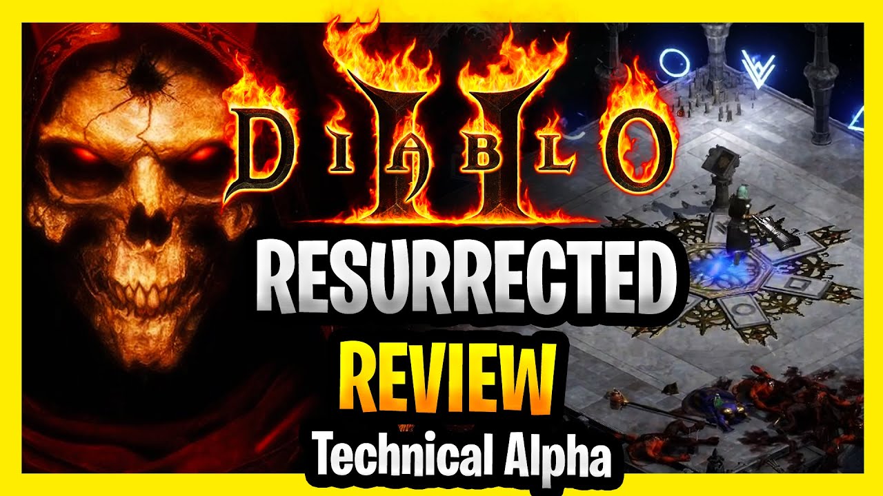 Diablo 2 Resurrected Review & Feedback And New Features (Technical Alpha Review)