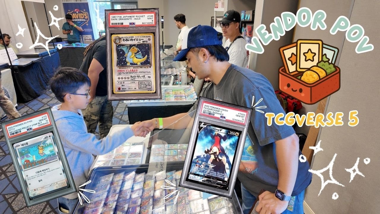 TONS of TRADES @ TCGVerse 5 Card Show! Bay Area, CA | Pokemon Vendor POV