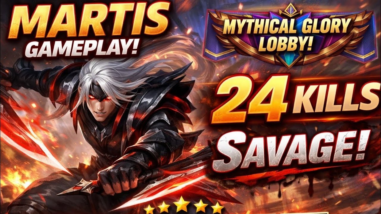 MARTIS 24 KILL SAVAGE 😈 Mythical Glory Lobby Domination!