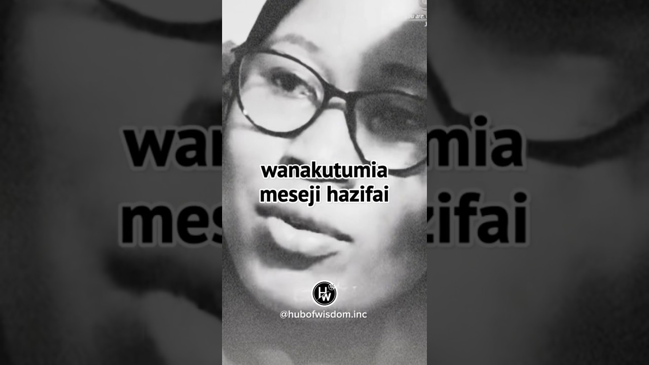 Ukiona mke katoka kwenye kuwa chiriku mpaka kuwa bubu ujue nafasi yako imesha anguka 
