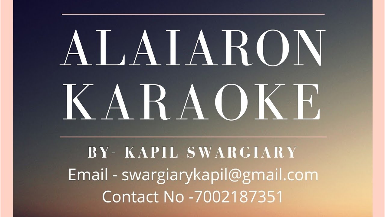Kenny Swargiary || Alaiaron Karaoke