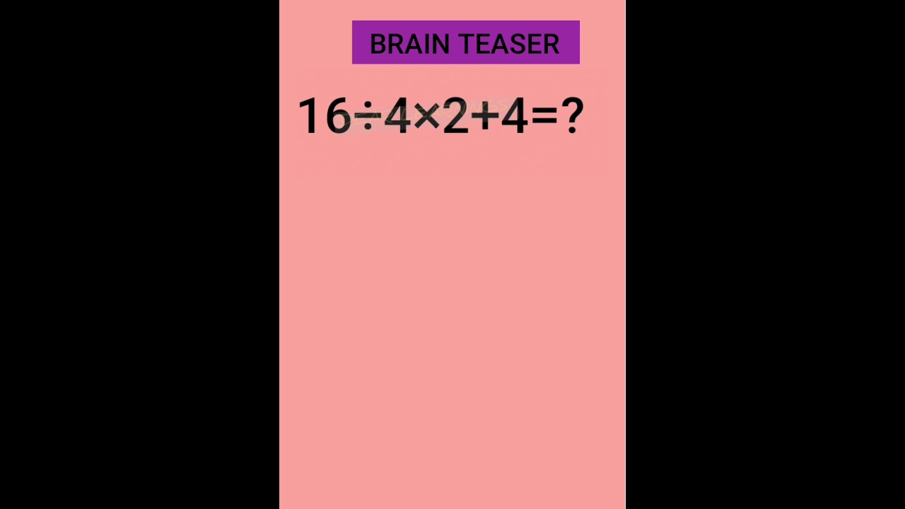 Brain Teaser 