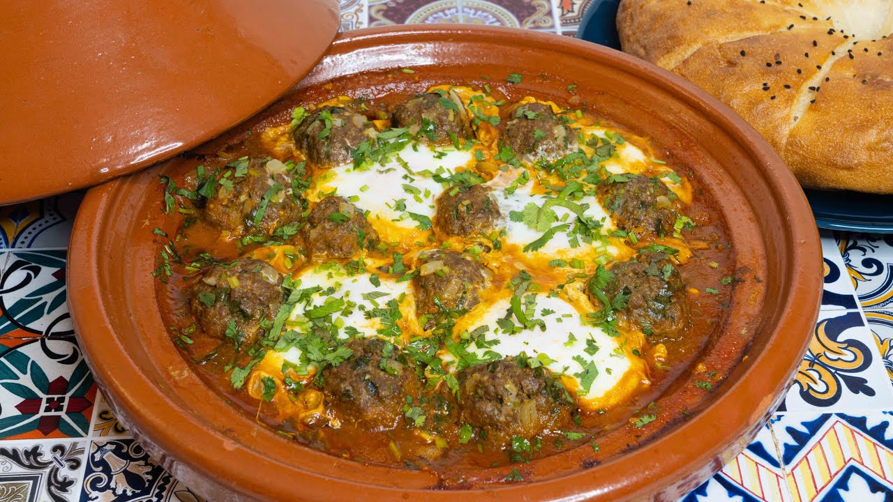 TAJINE KEFTA ET OEUFS - Recette Facile et Savoureuse