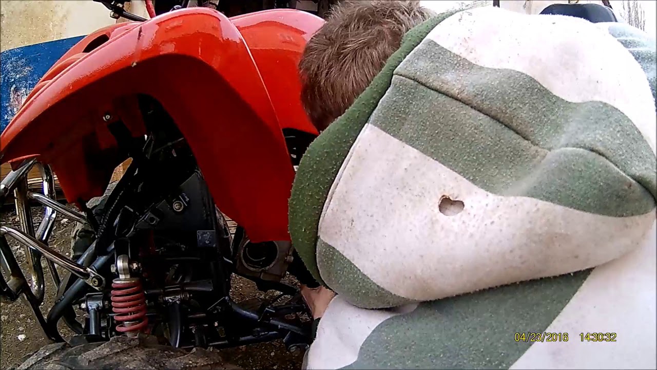 atv 125 xxl zamjena ventila,popravak ( part 1)