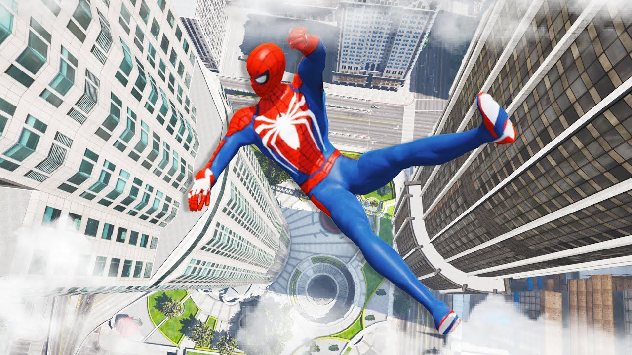 Spider-Man GTA 5 - Ragdolls Jumps Fails #151