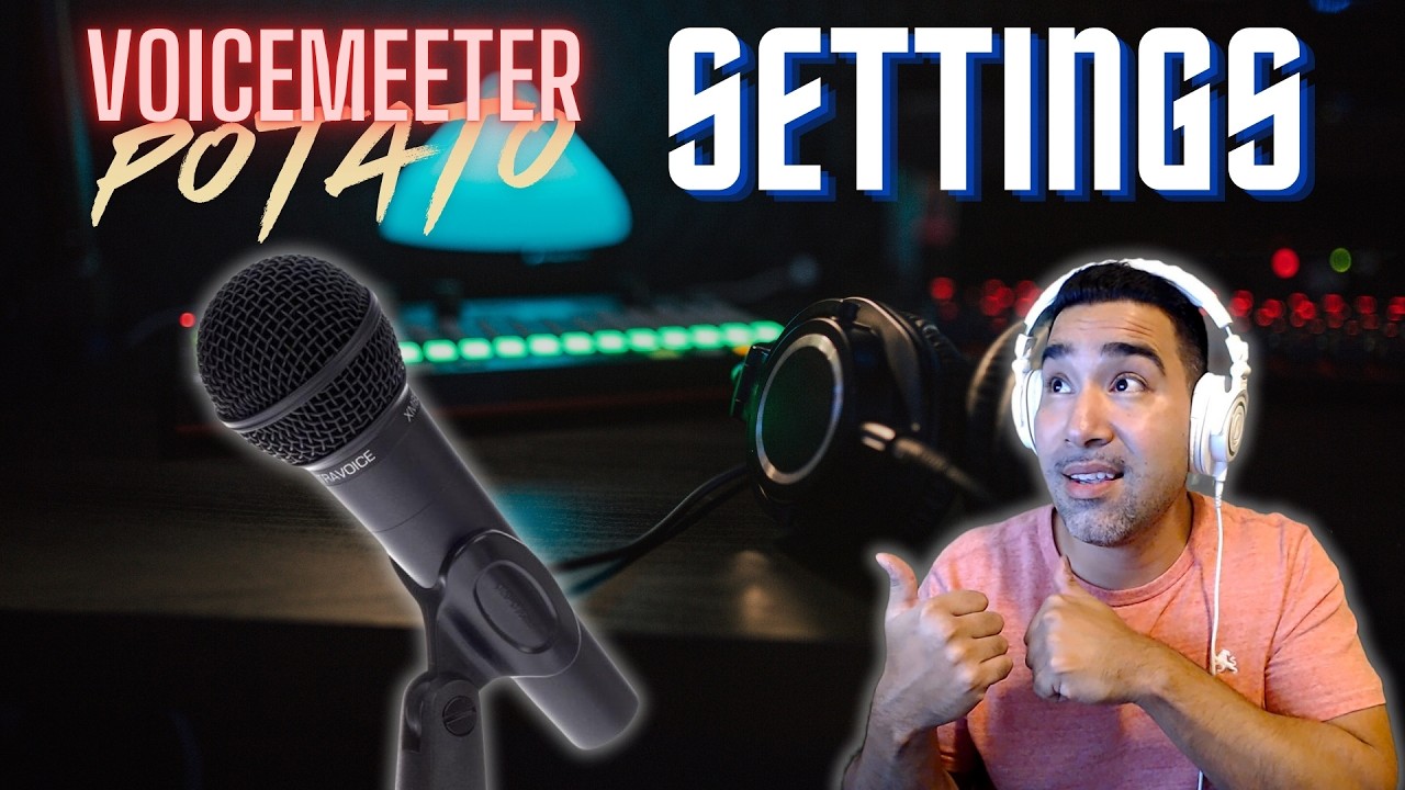 Level Up Your Mic Sound Quality with VoiceMeeter Potato Tutorial