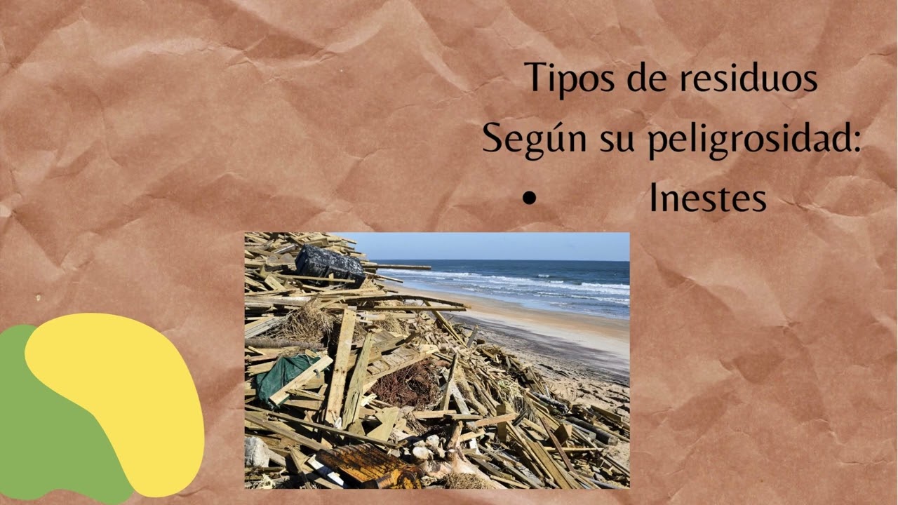 Tipos de residuos seg&uacute;n su peligrosidad