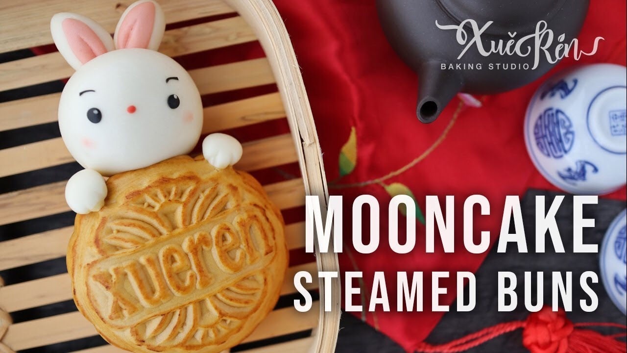 Mantoulicious | Mooncake Steamed Buns | 中秋月饼包子  (CC 中英字幕)
