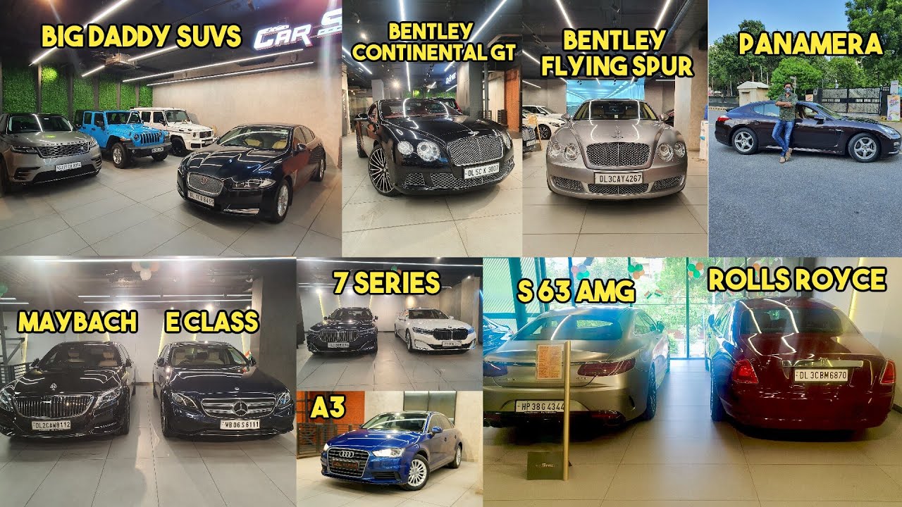 DELHI'S MOST EXPENSIVE CAR SHOWROOM ( ROLLS ROYCE, BENTLEY, AMGS,  CONVERTIBLES, SUVS, SEDANS )