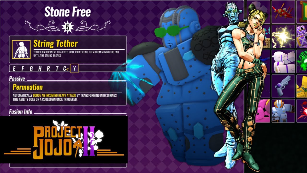 Stone Free Showcase! | Project Jojo 2