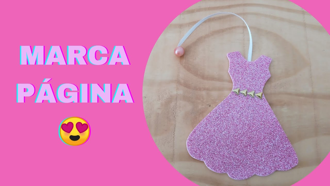 🦋Diy MARCADOR DE PÁGINA vestido👗