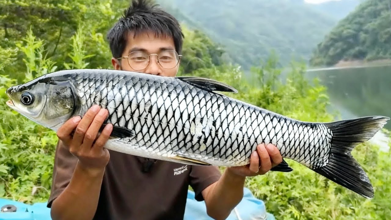 荒野钓鱼求生13，今天直接钓起300斤大草鱼，100000奖金非我莫属！【小宋野钓】