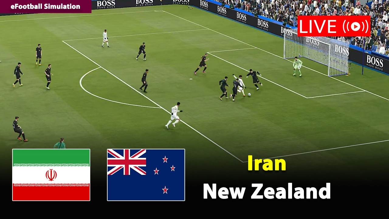 🔴Iran vs New Zealand | World Cup 2026 | eFootball PES21 Simulation