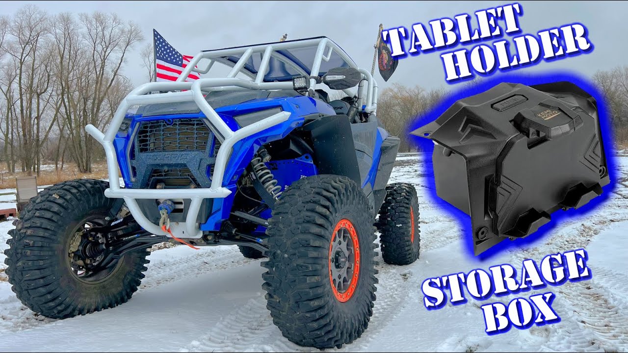 RZR XP 1000 Trails & Rocks Edition Gets A Kemimoto Tablet Mount/Storage Box