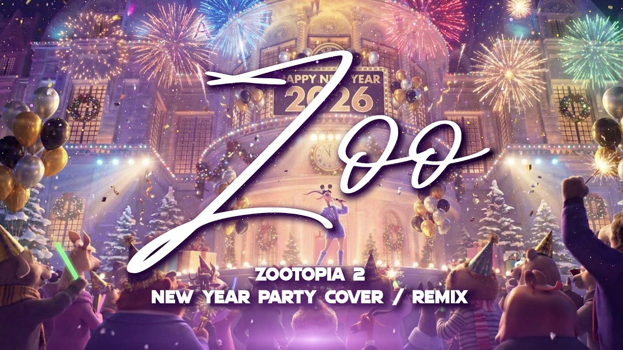 🎆🐰🦊 Zoo – Shakira | New Year Cover | Zootopia 2 Vibes 🎆🎶