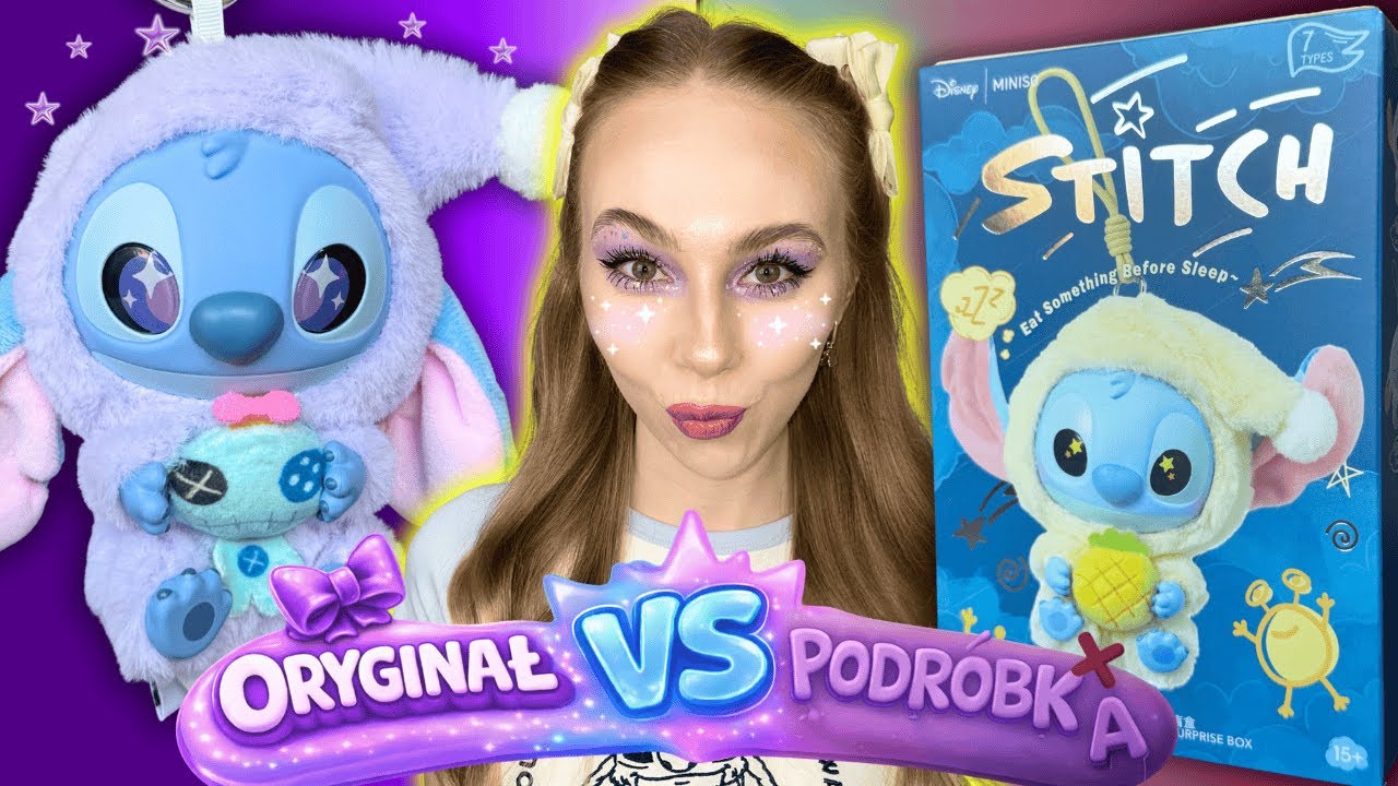 ORYGINAŁ vs PODRÓBKA Stitch zjedz coś przed snem z MINISO 🍍 | Stitch | Pattje