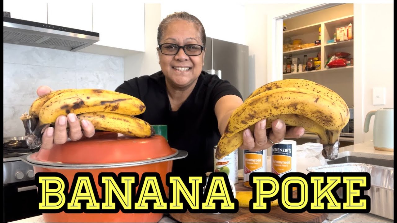 КАК ПРИГОТОВИТЬ БАНАНОВЫЙ ПОК ОСТРОВОВ КУКА | ПО ПРОСЬБАМ ЗРИТЕЛЕЙ | #polytube #bananapoke