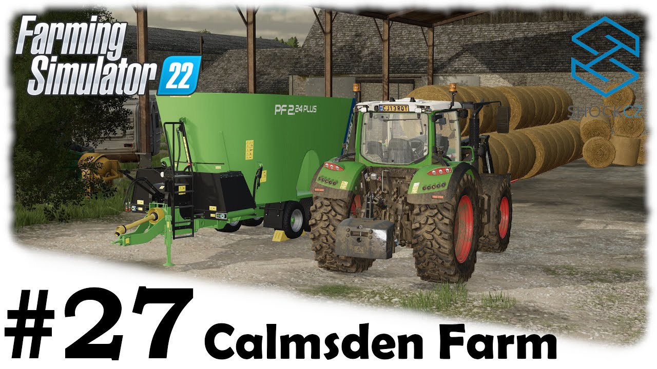 NÁKUP A KRMENÍ DOBYTKA | Farming Simulator 22 | #27 | Calmsden Farm