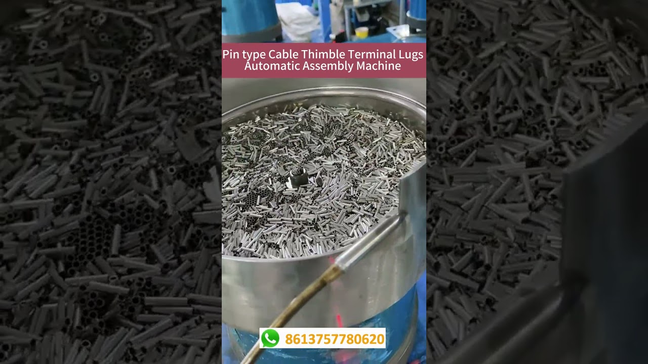 Pin type Cable Thimble&nbsp;Terminal&nbsp;Lugs Automatic Assembly Machine