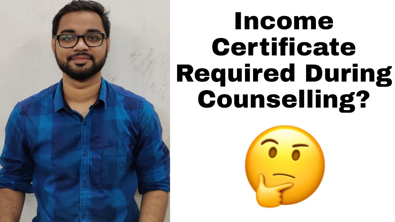 Income Certificate Required during Counselling? | #wbneet