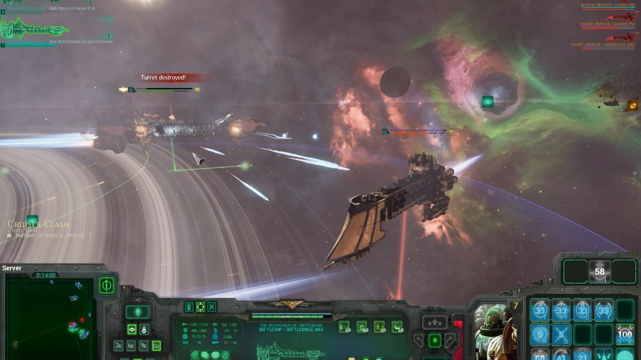 2 Battle Barges, 700 points - Skirmish, Battlefleet Gothic Armada