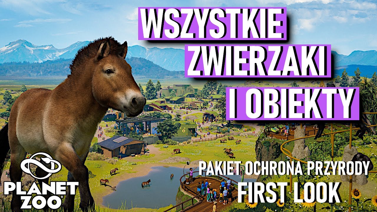 😍 NOWY DODATEK PLANET ZOO Conservation Pack FIRST LOOK 🐴 PRZEGLĄD PAKIET OCHRONA PRZYRODY i KONIE 🥰